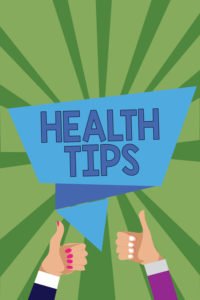 Health Tips UFE Colorado